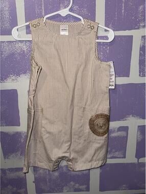 Cotton On Kids Kid's Cream and Tan Playsuit-romper